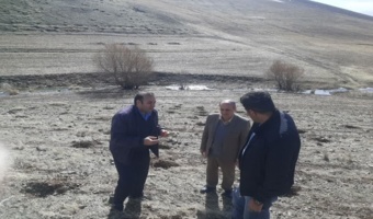 یک روز پرکار برای ناظر عالی پروژه های بیولوژیک سازمان جناب آقای مهندس مرادی در استان کردستان