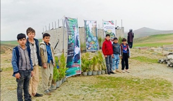 آیین باشکوه نهال‌کاری؛ برگزاری پویش ملی «سرو ایران» در روستای علی‌آباد