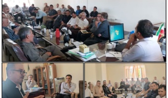 برگزاری جلسه مشترک با دهیاران بخش نمشیر شهرستان بانه