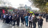 حضور پرشور همکاران اداره کل منابع طبیعی و آبخیزداری استان کردستان و شهرستان سنندج در راهپیمایی یوم الله ۱۳ آبان 