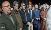 حضور مدیرکل منابع طبیعی و آبخیزداری استان کردستان در میز ارتباطات مردمی تجمع شبانه میدان آزادی سنندج