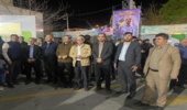 حضور مدیرکل و کارکنان اداره کل منابع طبیعی و آبخیزداری استان در تجمعات شبانه