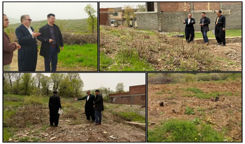 بازدید مقام محترم قضایی از محل پرونده‌های مربوط به قطع درختان جنگلی در روستاهای سیچان و خواجه‌امیر شهرستان بانه