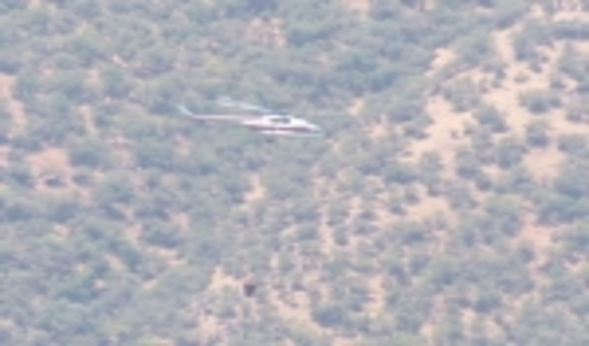 اعزام بالگرد برای مهار حریق در جنگل‌های مریوان/ زبانه آتش در بیش از ۲۰۰ هکتار