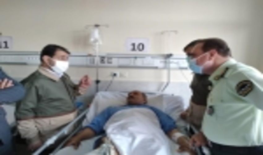 عیادت رئیس سازمان جنگل‌ها از قرقبان مجروح منابع‌طبیعی میامی