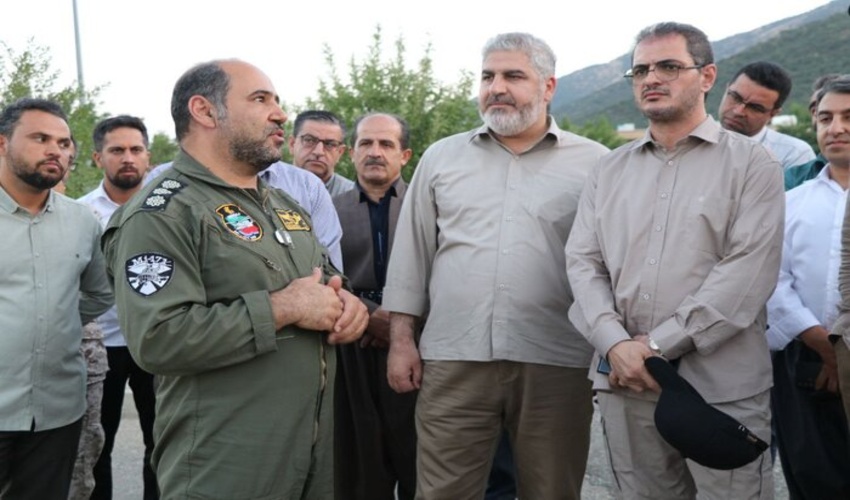 آتش در ۲ نقطه از جنگلهای مریوان مهار شد /حضور استاندار کردستان در کانون بحران