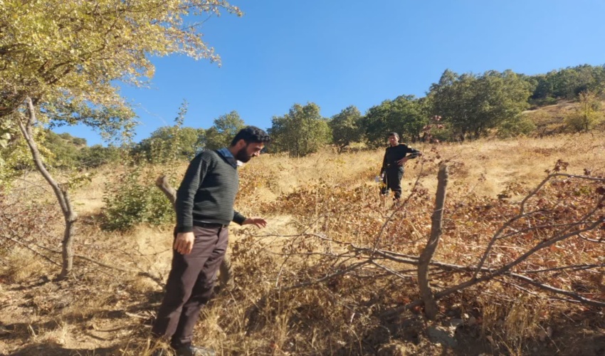 توقیف عملیات غیر مجاز روستاهای کانی میران و باشماق مریوان 