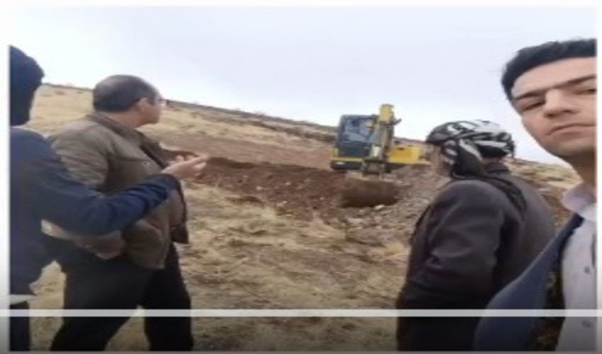 دهگلان/  تخریب و تصرف اراضی ملی روستای گزگزاره علیا از توابع شهرستان دهگلان