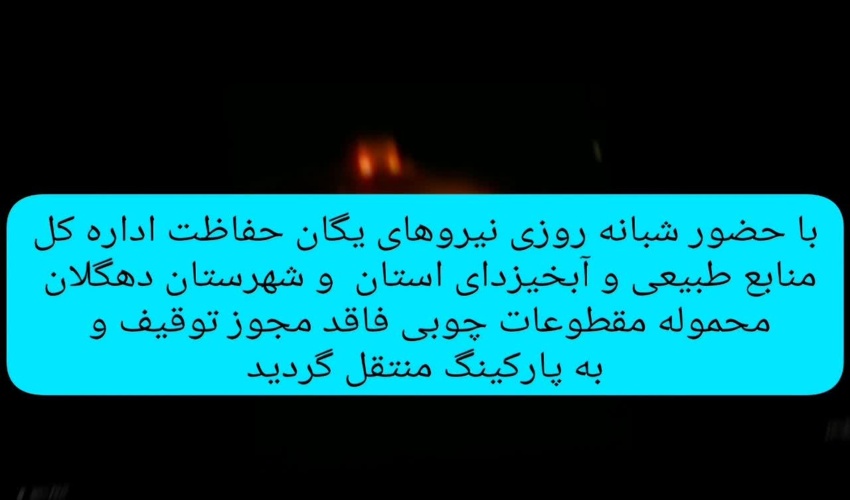 دهگلان/ توقیف یک‌دستگاه کامیون باری حامل چوب آلات بدون مجوز حمل 
