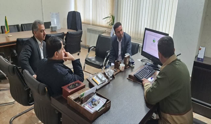 کامیاران/  بازدید حراست سازمان منابع طبیعی و آبخیزداری کشور از اداره منابع طبیعی و آبخیزداری شهرستان