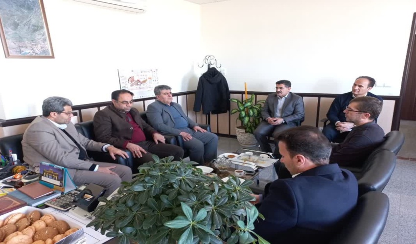 دیدار مدیر کل منابع طبیعی استان کردستان با ریاست دانشکده منابع طبیعی دانشگاه کردستان 