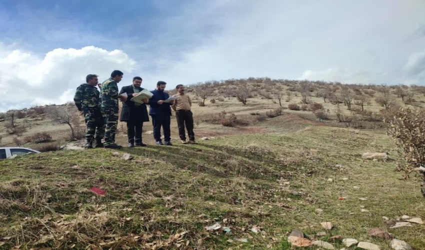 بازدید فرمانده پاسگاه منابع طبیعی با دادستان محترم شهرستان کامیاران 