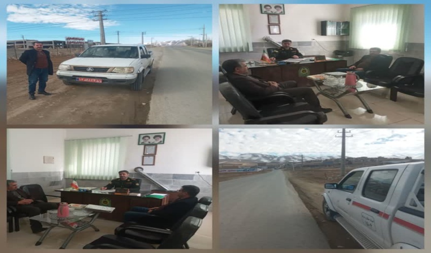 اجرای رفع تصرف و جلسه تعاملی پاسگاه های انتظامی