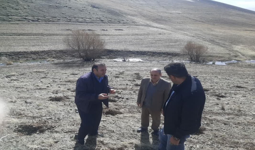 یک روز پرکار برای ناظر عالی پروژه های بیولوژیک سازمان جناب آقای مهندس مرادی در استان کردستان