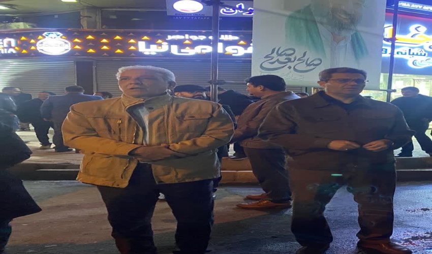 حضور مدیرکل و کارکنان منابع طبیعی کردستان در مراسم اربعین شهادت رهبر معظم انقلاب در سنندج