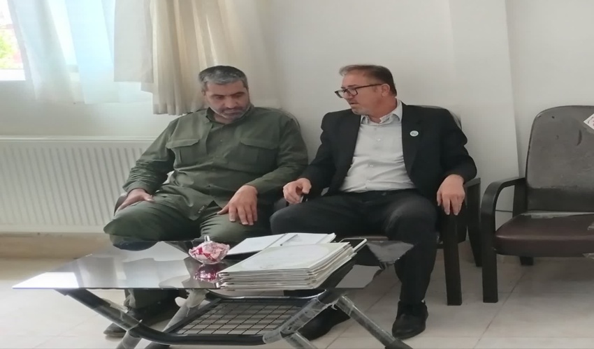 دیدار فرماندهی محترم سپاه پاسداران انقلاب اسلامی شهرستان بانه با ریاست اداره منابع طبیعی بانه