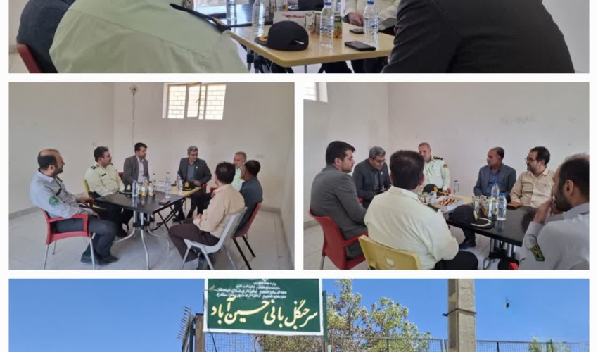 دکتر شریفی پور مدیرکل محترم اداره منابع طبیعی بهمراه فرمانده محترم یگان حفاظت جناب سرهنگ کیانی از سرجنگلبانی بخش حسین آباد بازدید بعمل آورده