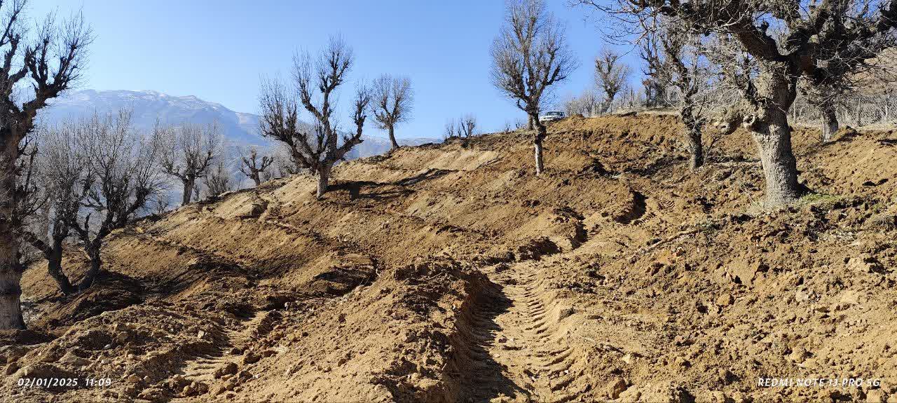 بانه/ بررسی گزارش تخریب و تصرف اراضی ملی در محدوده‌ی روستاهای « گَورَدار و بوالحسن » بانە 